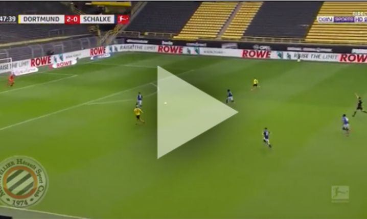 Thorgan Hazard STRZELA GOLA na 3-0 z Schalke! [VIDEO]